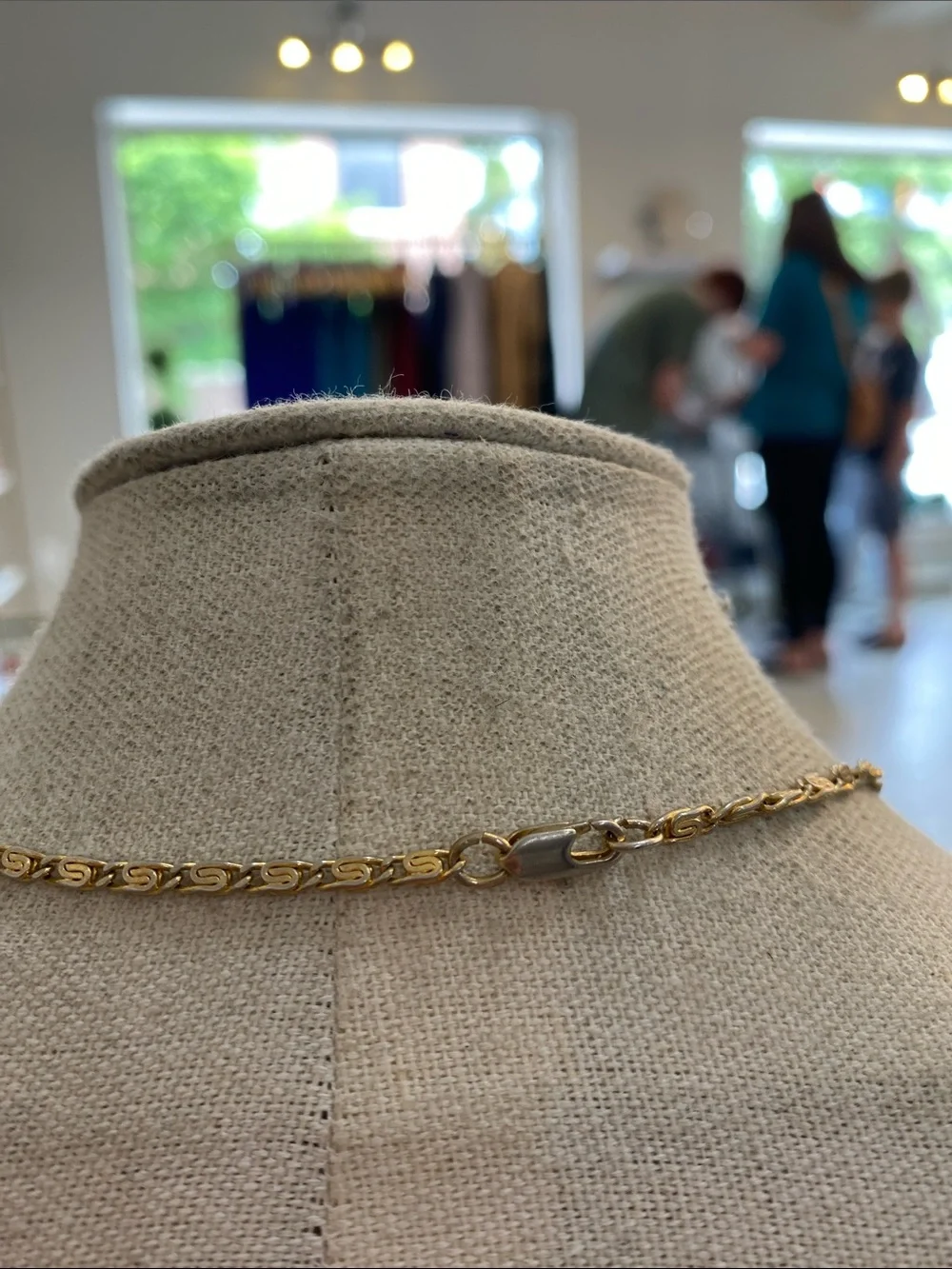 Classic Gold Tone Chain Necklace for Women